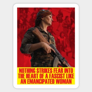 Rojava Kurdish YPJ Sticker